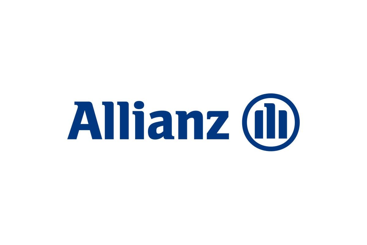 The Allianz logo features its name in blue with a distinctive circular emblem.